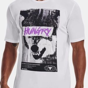 Under Armour Men's Project Rock Statement HNGY Short Sleeve T Shirt 2XL